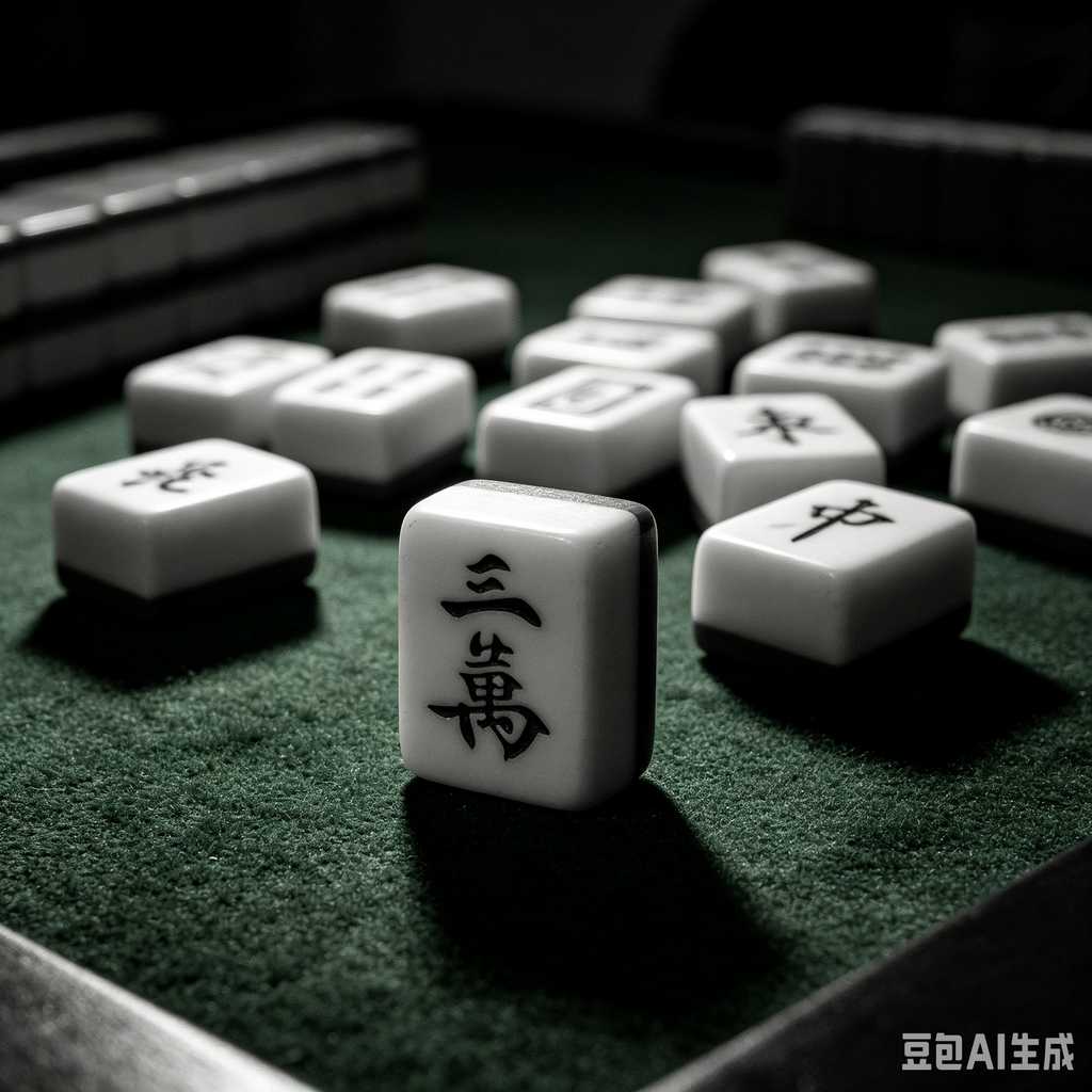 floral design mahjong set