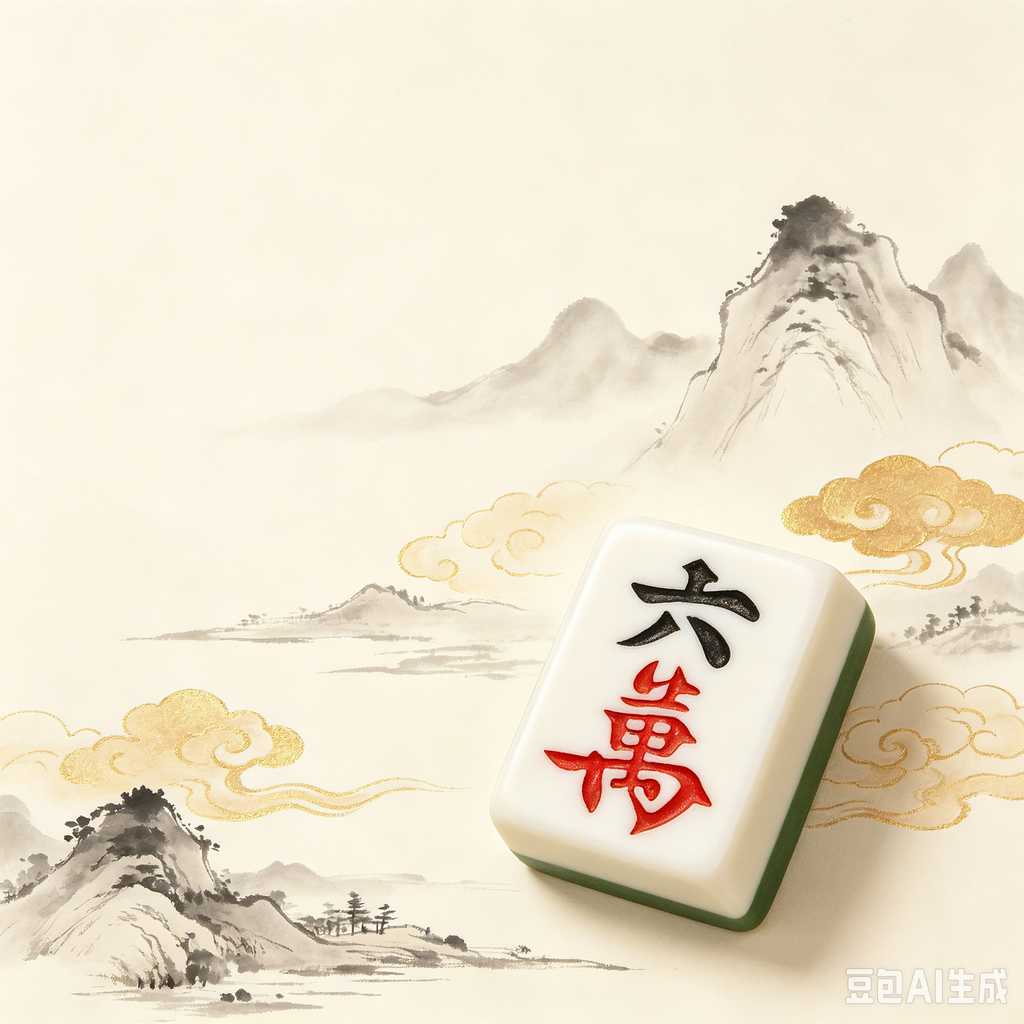 handheld mahjong tiles set